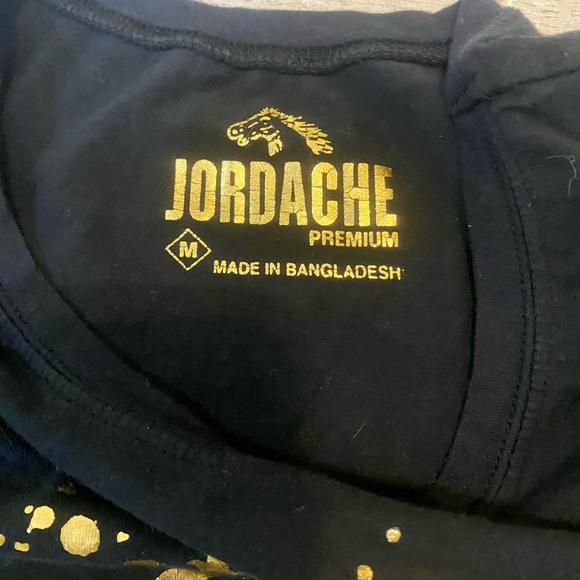 Jordache horse gold black tee - Picture 4 of 7